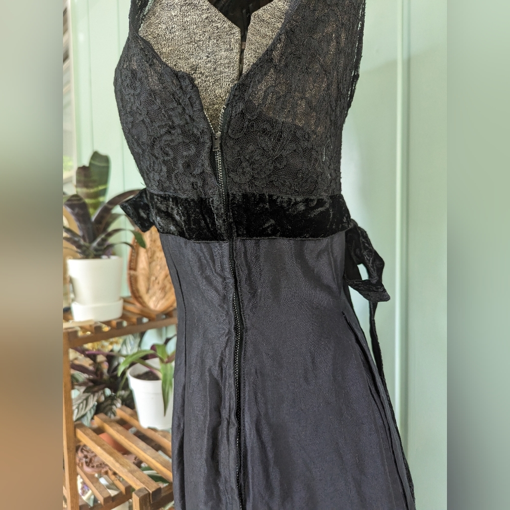60s Vintage Black Dress - Picture 10 of 10